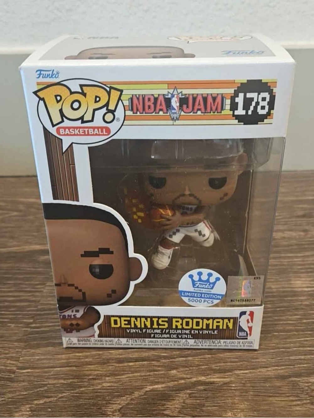 Dennis Rodman Funko Pop/ Detroit pistons #178/ new/ original packed.